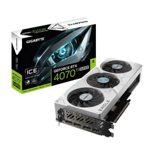 GIGABYTE VGA NVIDIA GeForce RTX 4070 Ti SUPER EAGLE ICE OC 16G, 16G GDDR6X, 3xDP, 1xHDMI