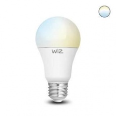 WIZ LED Žárovka SMART WiFi A60 E27 WiZ60 TW F Bílá 806lm 2700K-6500K 9W (WZE20026071)