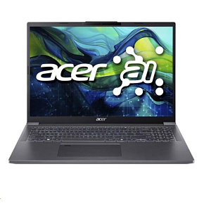 ACER NTB Aspire 16 (A16-71M-54XS),Ultra 5 125H,16" 1920x1200,16GB,1TB SSD,Arc,W11 Home,Steel Gray