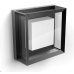 PHILIPS Econic Venkovní nástěnné svítidlo, čtverec, White and Color Ambience, integr.LED, Antracit (1743830P7)