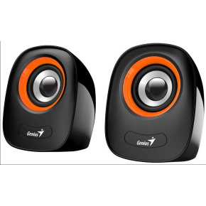 GENIUS repro SP-Q160 Orange, 2.0, 6W, USB napájení, 3,5" jack, černo-oranžové