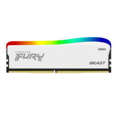DIMM DDR4 8GB 3600MT/s CL17 KINGSTON FURY Beast White RGB SE