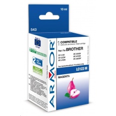 ARMOR cartridge pro BROTHER MFC J 4510, Magenta 10ml, (LC123M) ARMOR cartridge pro BROTHER MFC J 4510, Magenta 10ml, (LC123M)