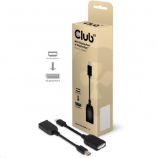 Club3D Adaptér mini DisplayPort na DisplayPort (M/F), 13cm