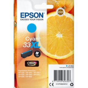 EPSON ink bar Singlepack "Pomeranč" Cyan 33XL Claria Premium Ink EPSON ink bar Singlepack "Pomeranč" Cyan 33XL Claria Premium Ink