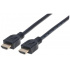 MANHATTAN kabel In-wall CL3 High Speed HDMI s Ethernetem, HEC, ARC, 3D, 4K, stíněný, 10m, Black