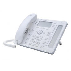 AudioCodes IP telefon 440HD, grafický displej, 10/100/1000 Mbps, PoE, bílá