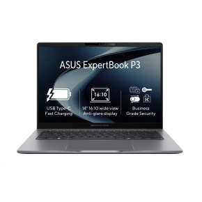 ASUS NTB ExpertBook P3 (P3405CVA-LY0011X), i5-13420H, 14" 1920 x 1200, 16GB, 1TB SSD, UHD, W11 Pro, Gray