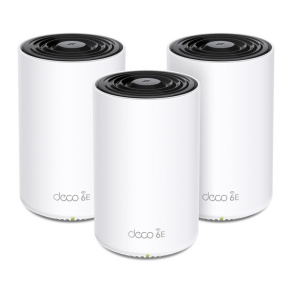 BAZAR - TP-Link Deco XE75(3-pack) WiFi6E Mesh (AXE5400, 2,4GHz/5GHz/6GHz,3xGbELAN/WAN) - Rozbaleno (Komplet) BAZAR - TP-Link Deco XE75(3-pack) WiFi6E Mesh (AXE5400, 2,4GHz/5GHz/6GHz,3xGbELAN/WAN) - Rozbaleno (Komplet)