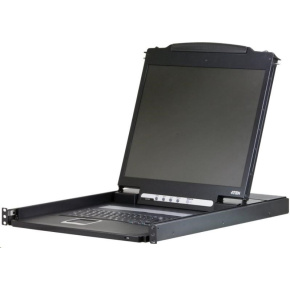 ATEN Console, 19" LCD, rack 19", klávesnice, touchpad