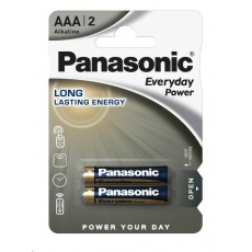 PANASONIC Alkalické baterie Everyday Power LR03EPS/2BP AAA 1,5V (Blistr 2ks) PANASONIC Alkalické baterie Everyday Power LR03EPS/2BP AAA 1,5V (Blistr 2ks)