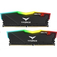 DIMM DDR4 32GB 3000MHz, CL16, (KIT 2x16GB), T-FORCE DELTA RGB (Black) DIMM DDR4 32GB 3000MHz, CL16, (KIT 2x16GB), T-FORCE DELTA RGB (Black)