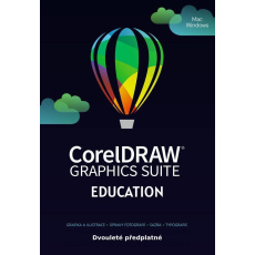 CorelDRAW Graphics Suite Edu 2 roky pronájmu licence (51-250) (Windows/MAC) EN/FR/DE/IT/SP/BP/NL/CZ/PL