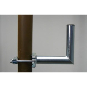 Držák antény na stožár, galvanický zinek, délka 20cm Držák antény na stožár, galvanický zinek, délka 20cm