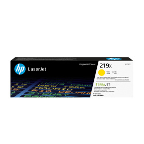 HP 219X High Yield Yellow Original LaserJet Toner Cartridge (2,500 pages)