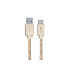 WG - Datový kabel Type-C (male) na USB-A (male), 2 metry, konopný ECO