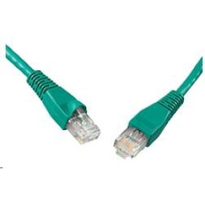 Solarix Patch kabel CAT6 UTP PVC 0,5m zelený snag-proof C6-114GR-0,5MB