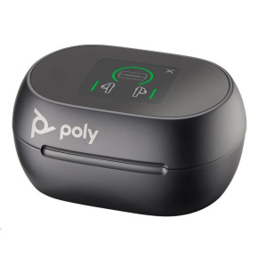 Poly Voyager Free 60+ MS Teams bluetooth headset, BT700 USB-A adaptér, dotykové nabíjecí pouzdro, černá