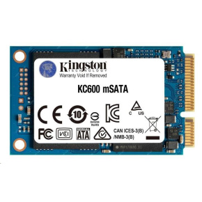 Kingston SSD 1TB (1024GB) KC600 SATA3 mSATA (R:550, W:500MB/s)