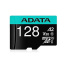 ADATA MicroSDXC karta 128GB Premier Pro UHS-I V30S (R:100/W:80 MB/s) + SD adaptér