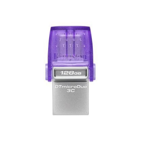 Kingston Flash Disk 128GB DataTraveler microDuo 3C 200MB/s dual USB-A + USB-C