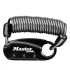 Master Lock Karabina s navíjecím kabelem 1551EURDBLK -