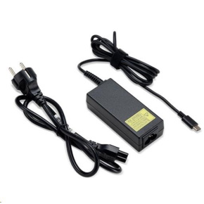 ACER Adaptér power Adaptor Acer 100W USB TYPE-C ADAPTER, BLACK, EU POWER CORD  - pro zařízení s AC adapterem Type-C