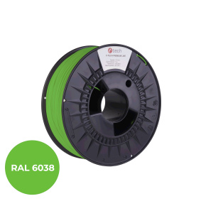 C-TECH Filament  PREMIUM LINE TPU 90A flexibilní luminiscenční zelená RAL6038