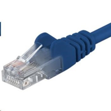 PREMIUM CORD Patch kabel UTP RJ45-RJ45 CAT5e 0.25m modrá PREMIUM CORD Patch kabel UTP RJ45-RJ45 CAT5e 0.25m modrá