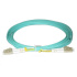Duplexní patch kabel MM 50/125, OM3, LC-LC, LS0H, 0,5m